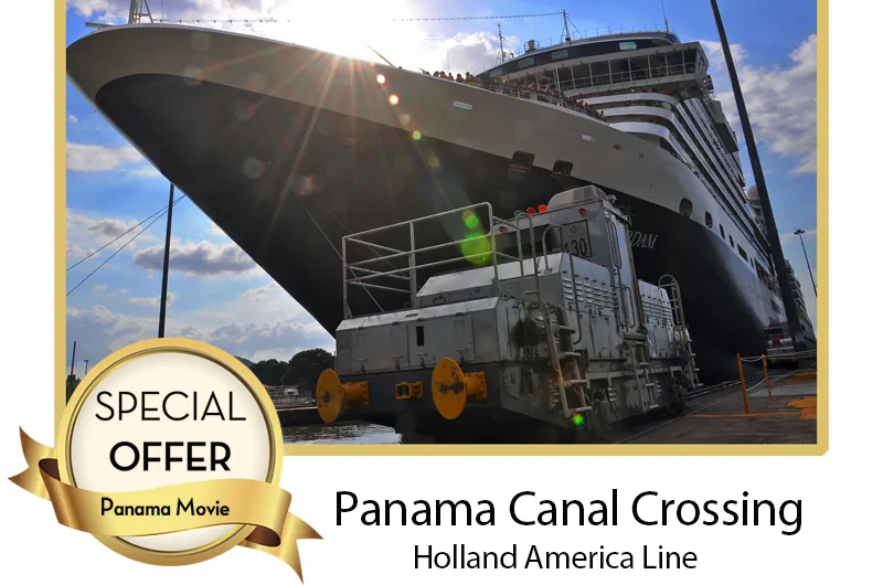 Oosterdam crossing Panama Canal